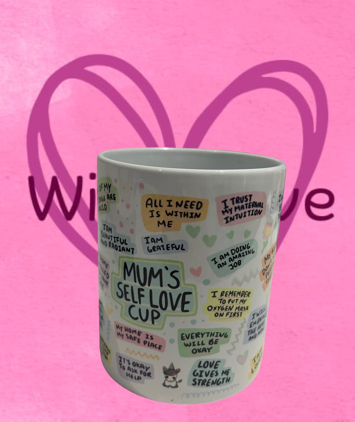 Mum hand designed mug