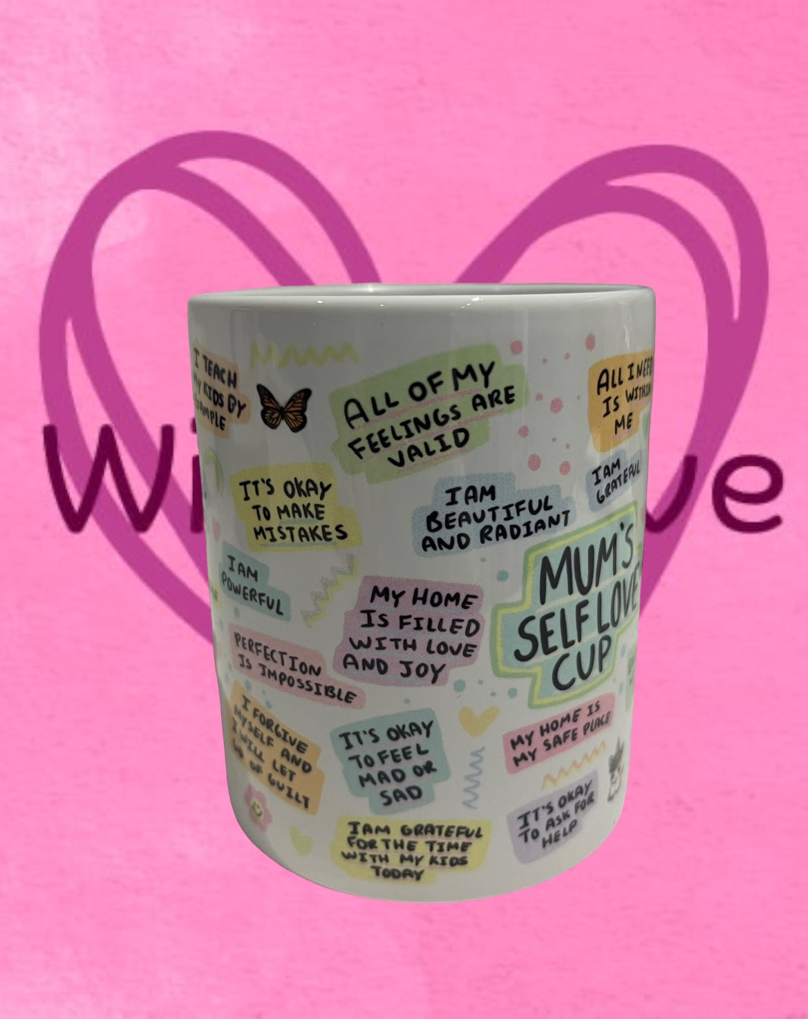 Mum hand designed mug