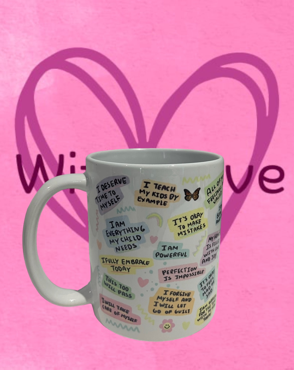 Mum hand designed mug